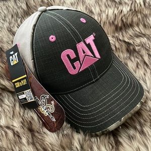 Caterpillar CAT Pink Camo Hat NWT